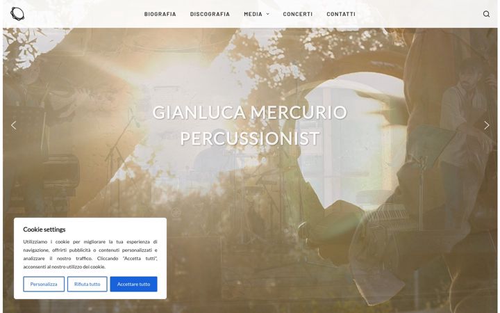 Screenshot of gianlucamercurio.com