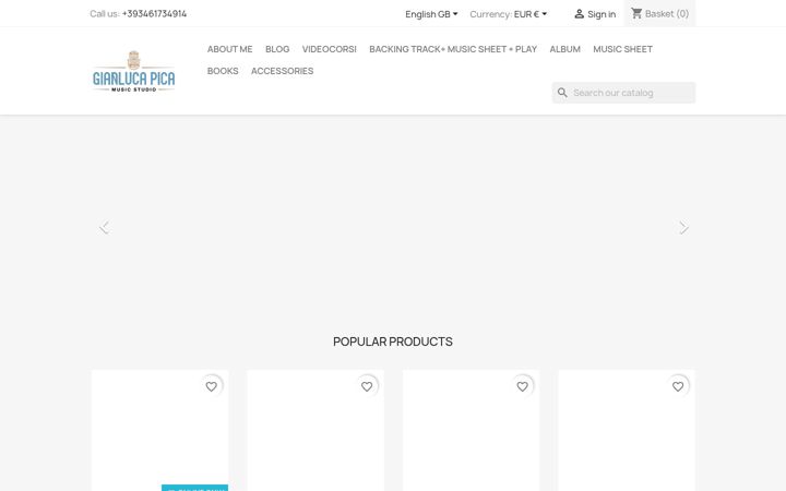 Screenshot of gianlucapica.com