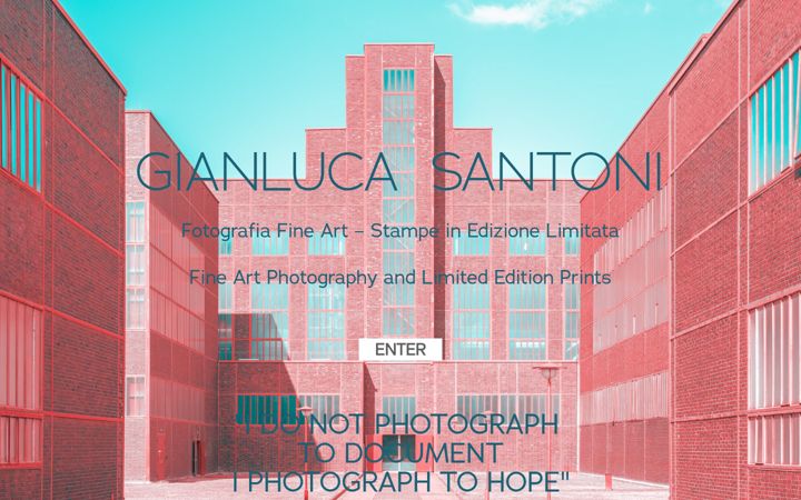 Screenshot of gianlucasantoni.com