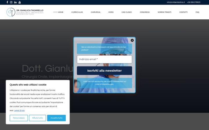 Screenshot of gianlucatagariello.com