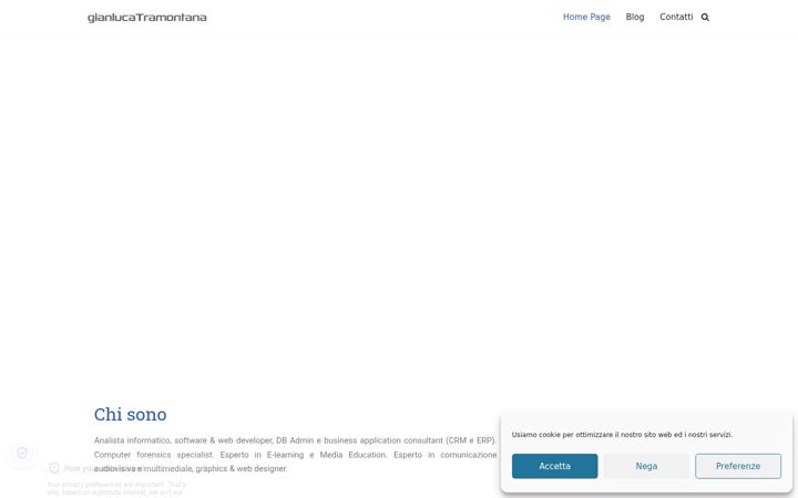 Screenshot of gianlucatramontana.it
