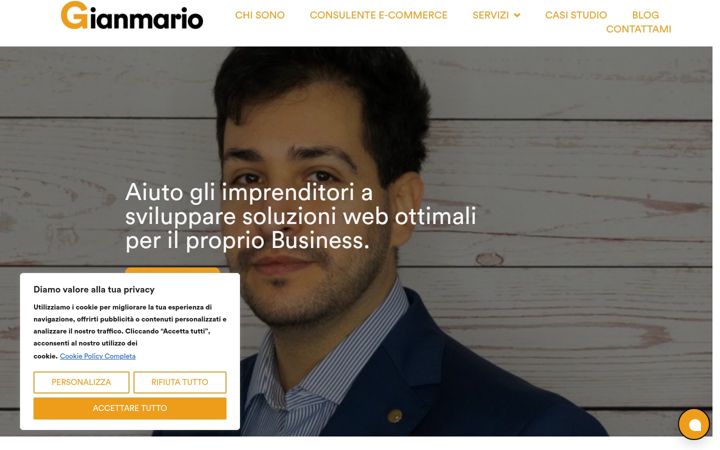 Screenshot of gianmarioderiu.it