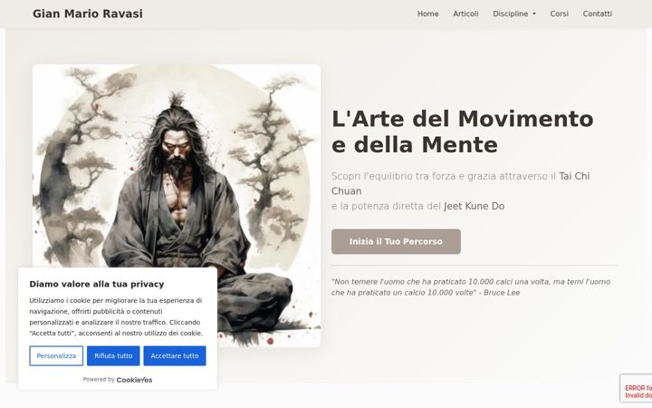 Screenshot of gianmarioravasi.it