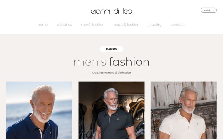 Screenshot of giannidileo.com