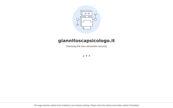 Kuvakaappaus sivustosta giannitoscapsicologo.it