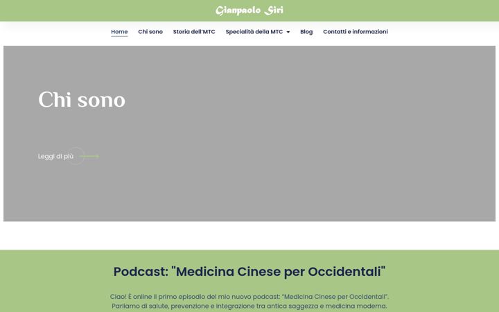 Screenshot of gianpaolosiri.it