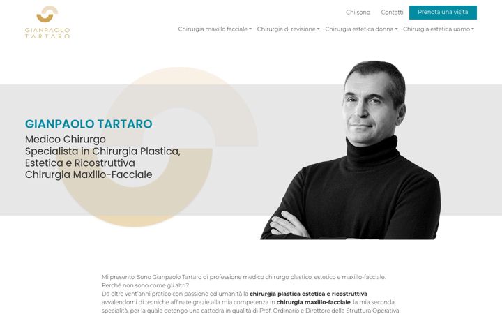 Screenshot of gianpaolotartaro.it