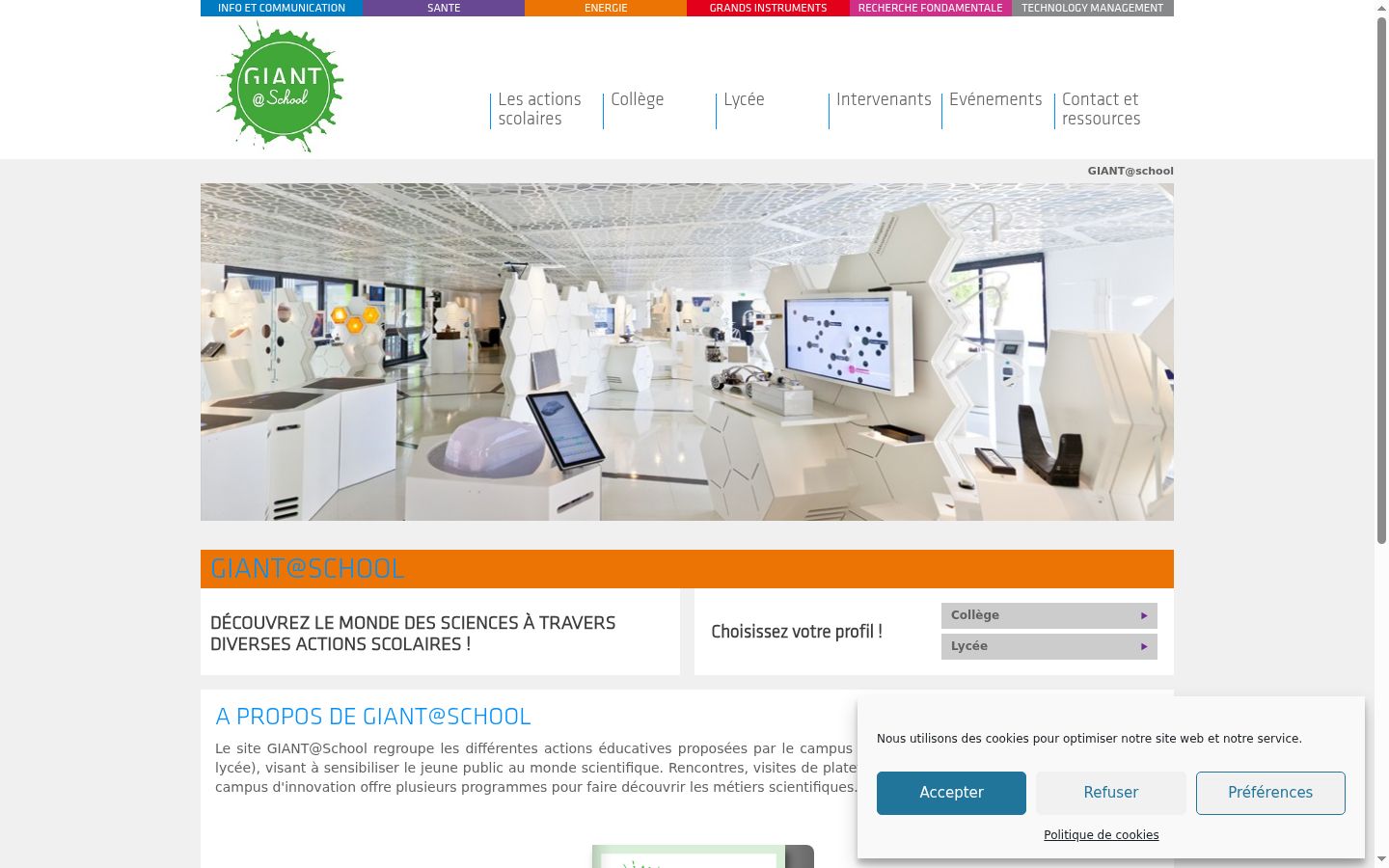 Screenshot tal-banner tal-kunsens muri qabel kwalunkwe interazzjoni