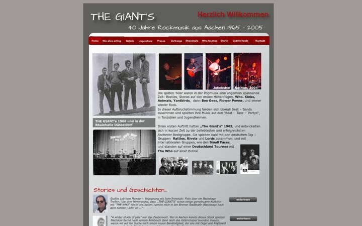 Screenshot of giants-aachen.de
