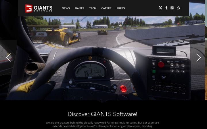 Ekrano kopija giants-software.com