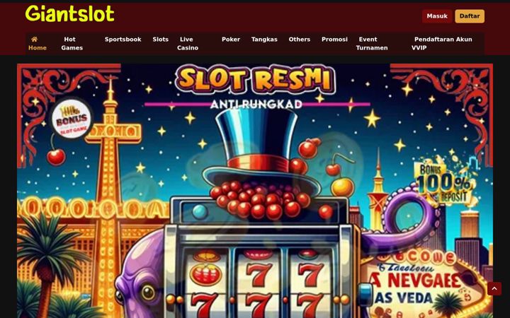 Screenshot of giantslots.org