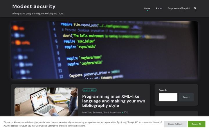 Screenshot of gianttree.de