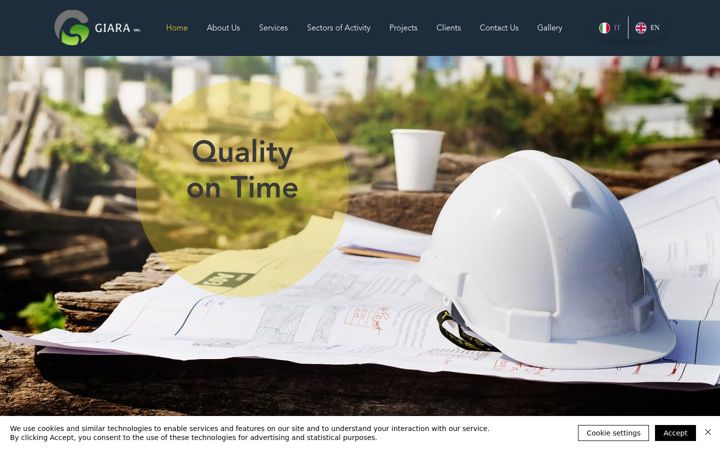 Screenshot of giara-srl.com