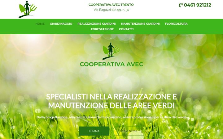 Screenshot di giardinaggioavectrento.it