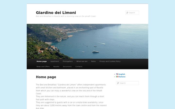 Screenshot of giardinodeilimoni.com