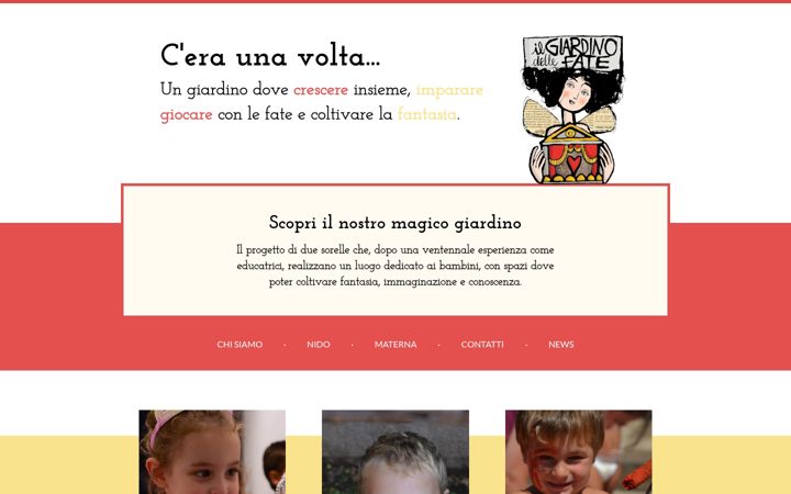 Screenshot of giardinodellefate.com
