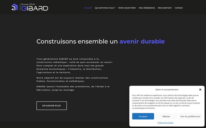 Screenshot of gibard.com