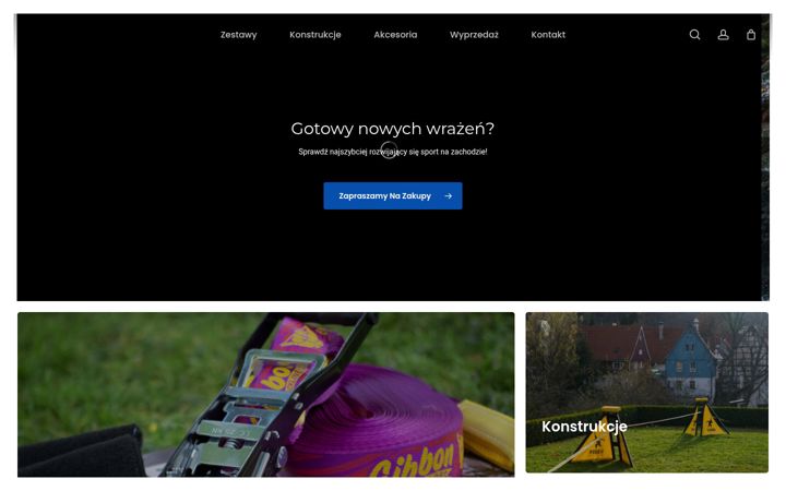 Screenshot ta' gibbonsklep.pl