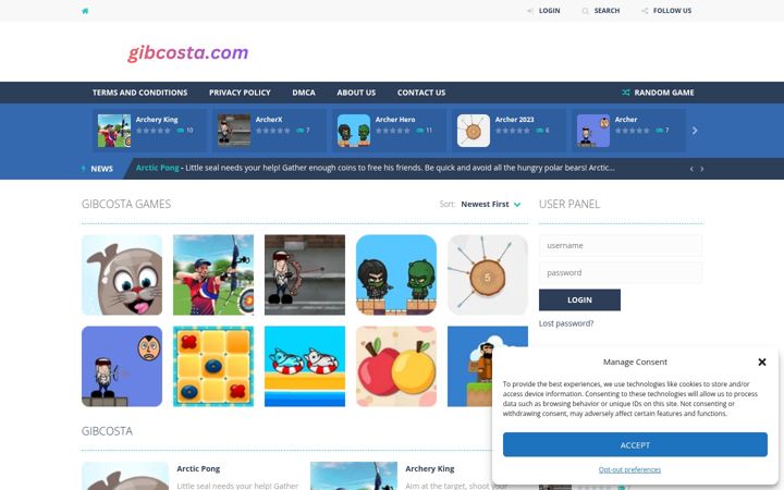 Screenshot of gibcosta.com