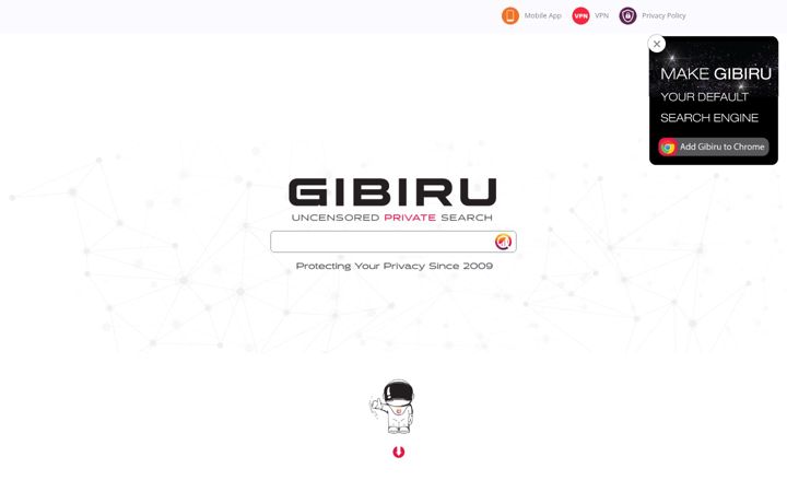 Screenshot of gibiru.com