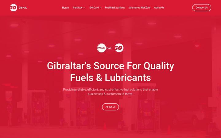 Screenshot of giboil.com