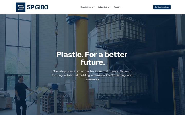 Screenshot of giboplast.com