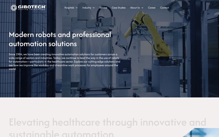 Screenshot of gibotech.dk