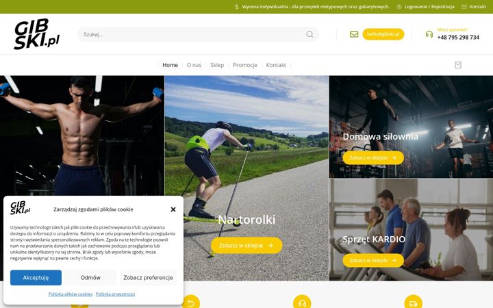 Screenshot of gibski.pl