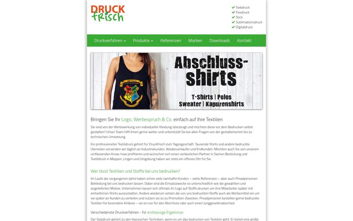 Screenshot of gibsmirdruckfrisch.de