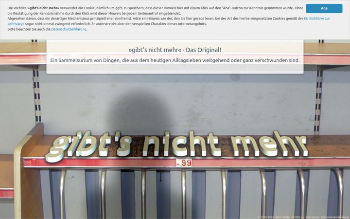Screenshot of gibts-nicht-mehr.de