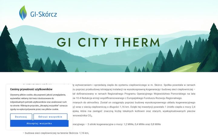 Screenshot of gicitytherm.pl