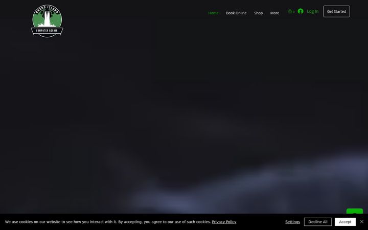 Screenshot of gicomputerrepair.com