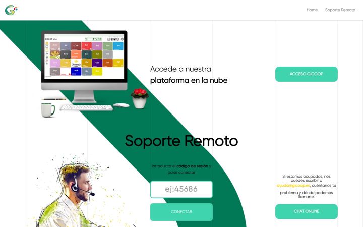 Captura de ecrã de gicoop.es