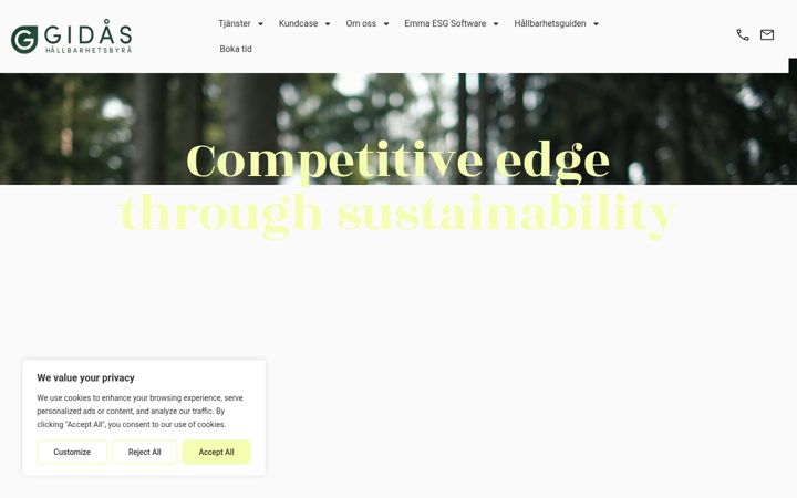 Screenshot of gidas.se