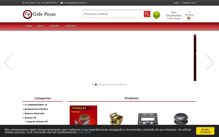 Screenshot of gide.com.br