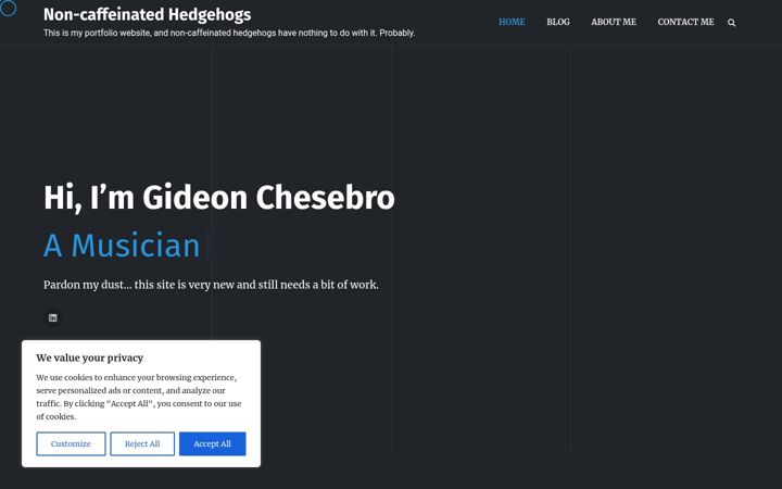 Screenshot of gideonchesebro.com