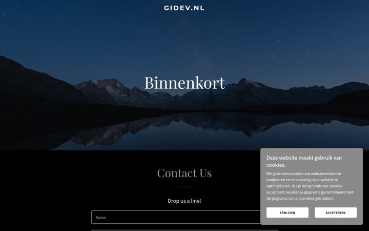 Screenshot of gidev.nl
