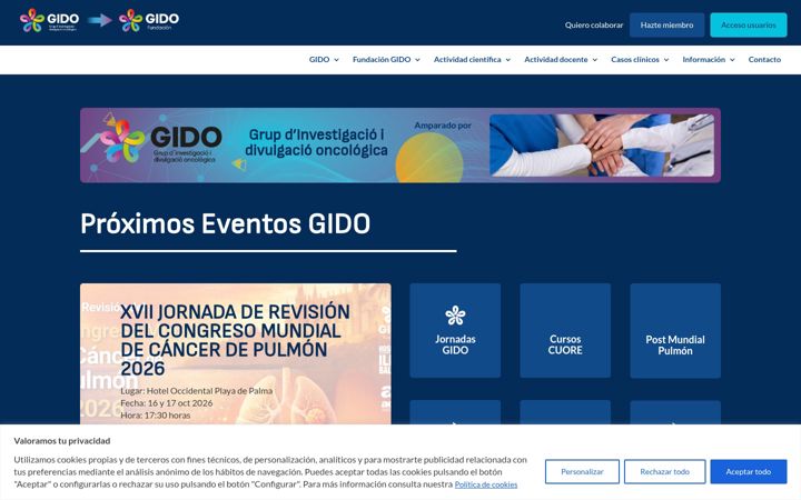 Screenshot of gido.es