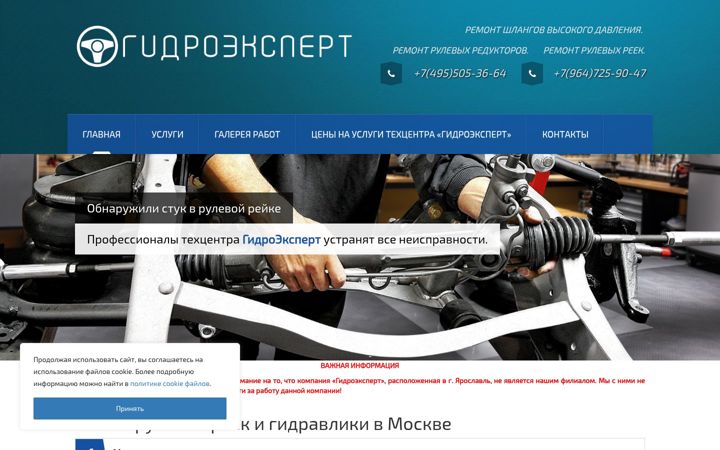 Screenshot of gidroexpert.com