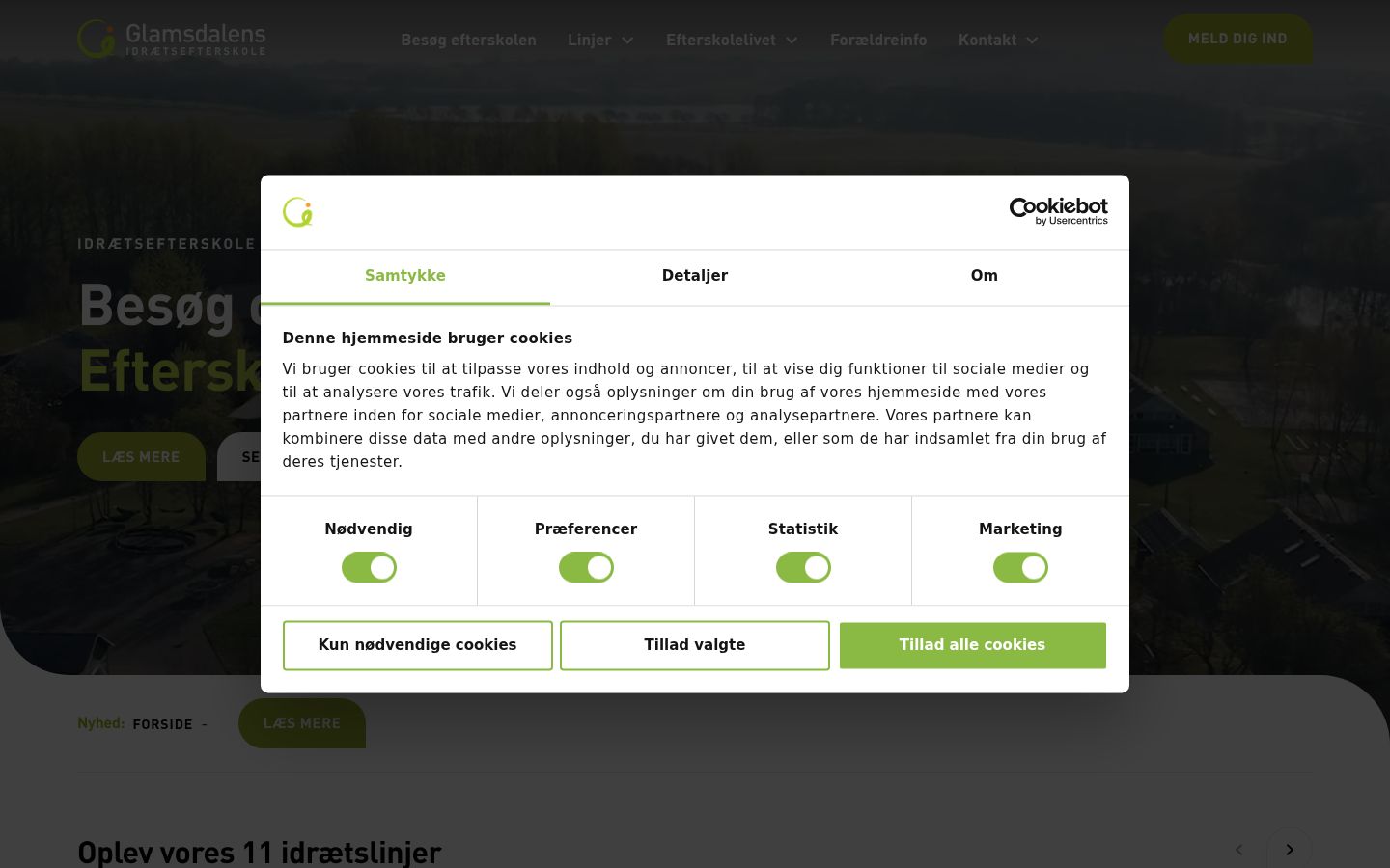 Skjámynd af samþykkisborðanum eins og hann birtist áður en nokkur samskipti fóru fram