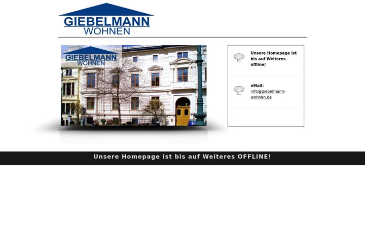 Screenshot of giebelmann-unternehmensgruppe.de