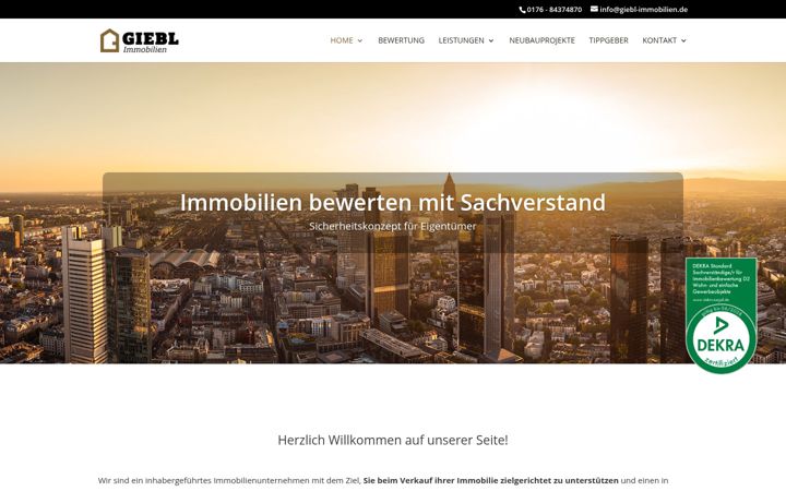 Screenshot of giebl-immobilien.de
