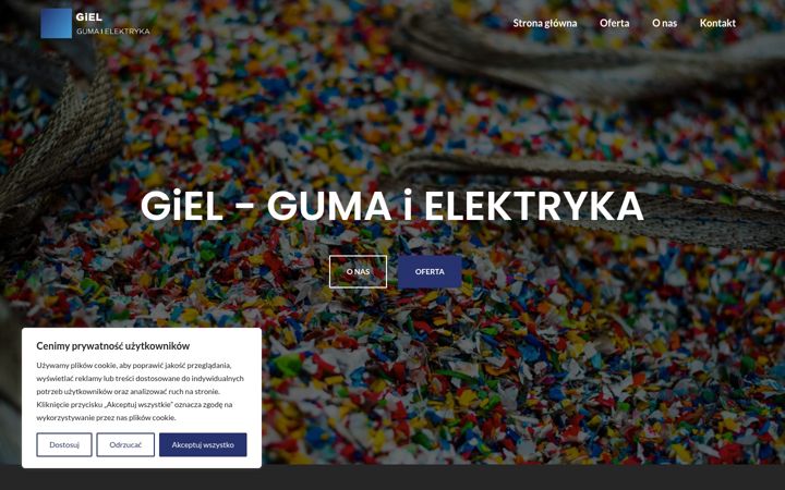 Screenshot of giel-prod.eu