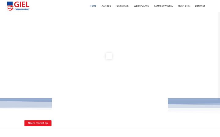 Screenshot of gielcaravanimport.nl