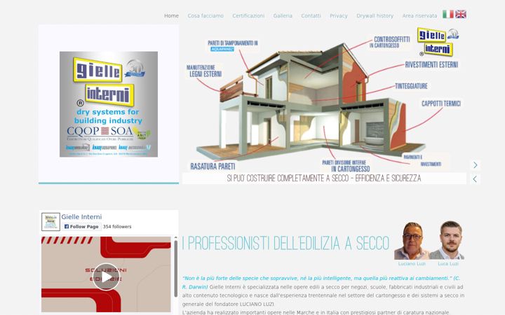 Screenshot of gielleinterni.it