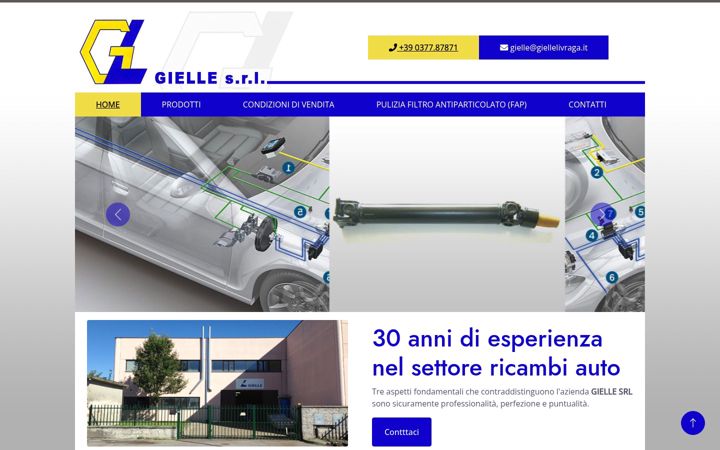 Screenshot of giellelivraga.it