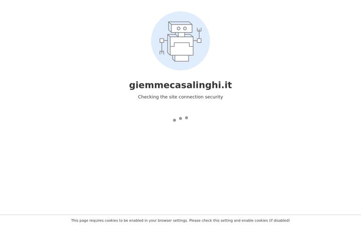 Screenshot of giemmecasalinghi.it