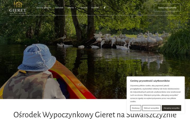 Screenshot of gieret.com.pl