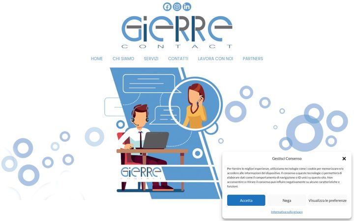 Screenshot of gierrecontact.it