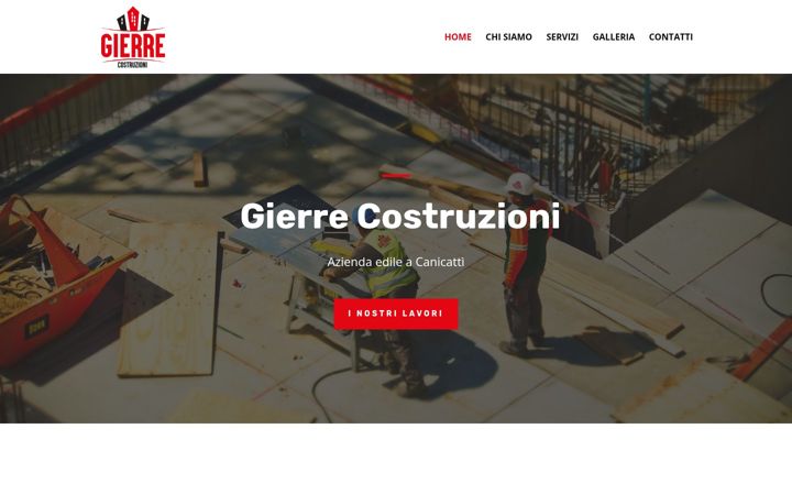Screenshot of gierrecostruzioni.it